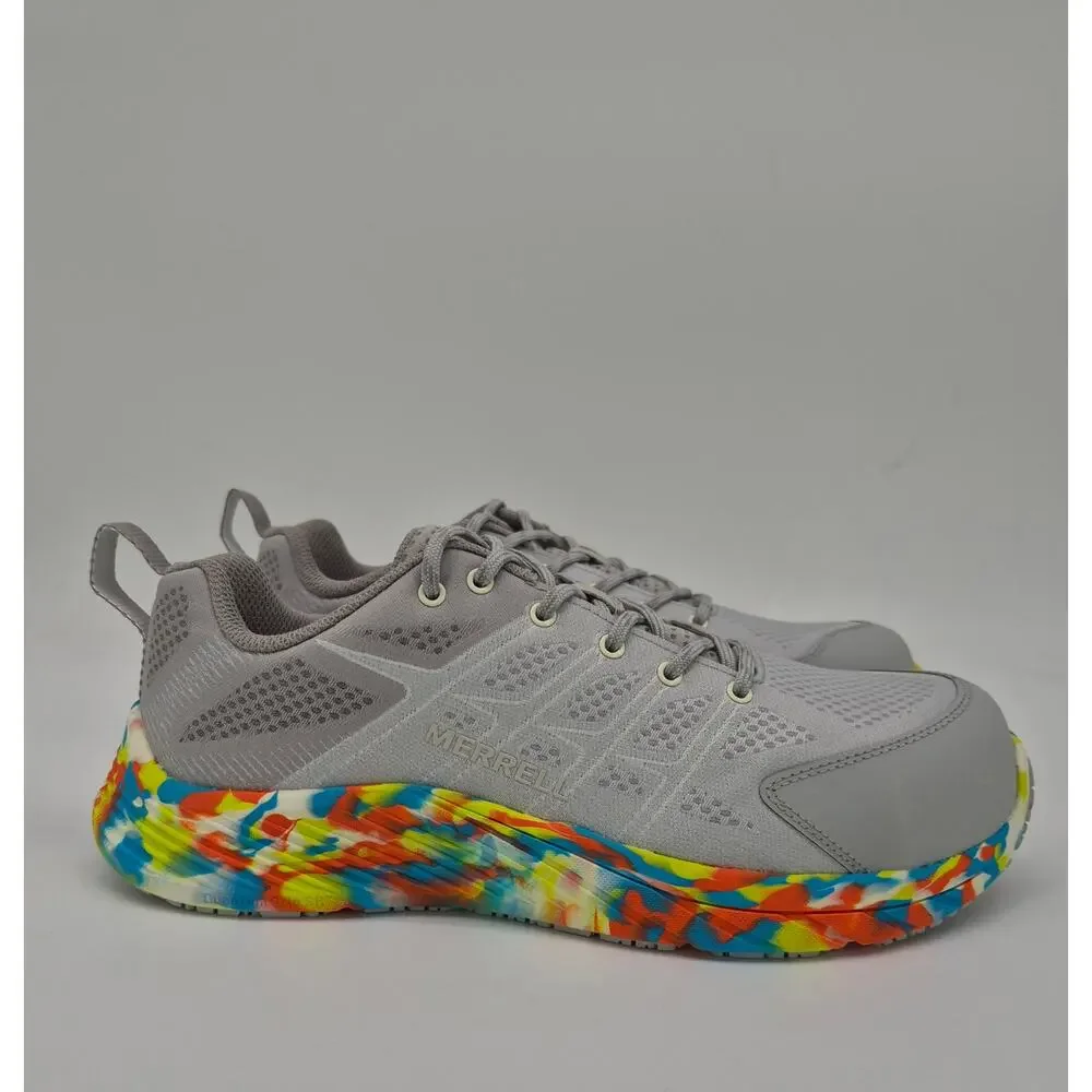 Merrell Moab Flight CF Work Shoes Women’s Size 9.5 Gray Multicolor SR Comfort